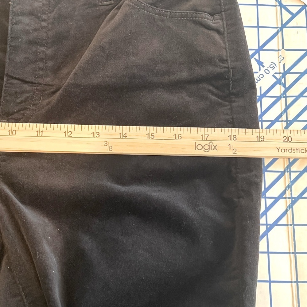 NWT TALBOTS FLAWLESS HI RISE STRAIGHT LEG BLACK VELVET 5pk PANTS SZ 10p - Picture 7 of 10